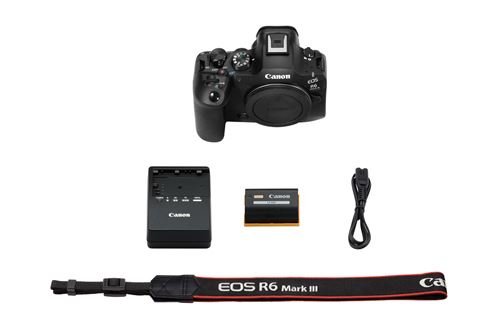 Appareil photo Hybride Canon EOS R6 Mark III nu noir – Image 3