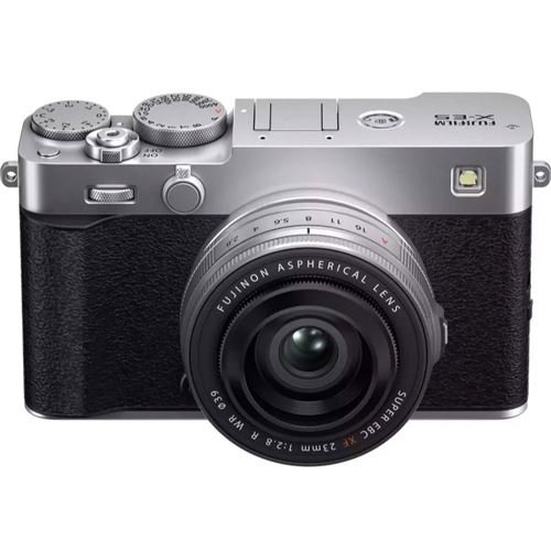 Appareil photo hybride Fujifilm X-E5 Argent + XF23mmF2.8 R WR