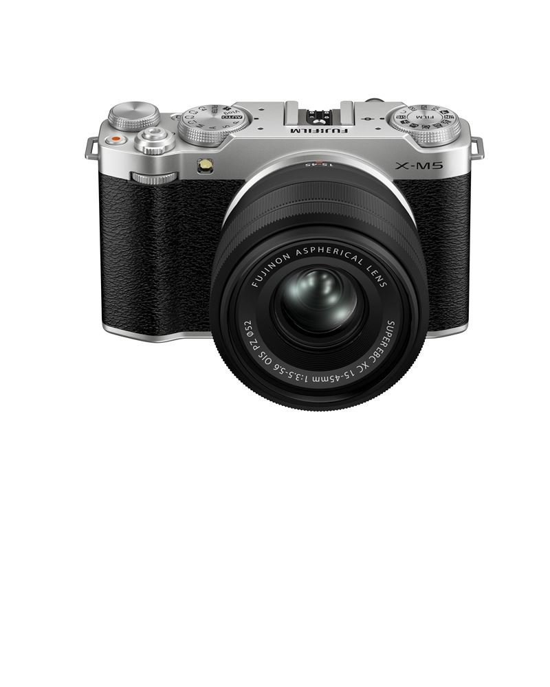 Appareil photo hybride Fujifilm X-M5 Argent + Objectif 15-45 mm